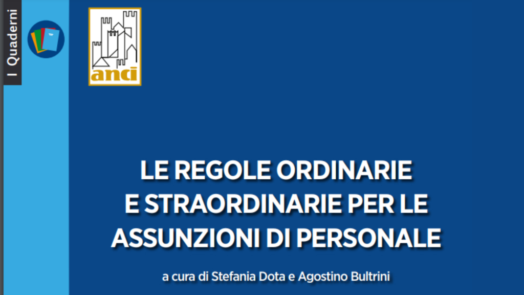 ASSUNZIONI PER IL PNRR - 31 quaderno anci